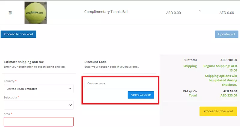 how to use JLT Store Dubai coupon code'
