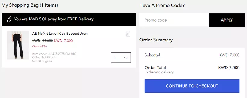 how to use american eagle coupon code