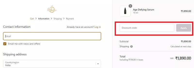 how to use ethiko coupon code