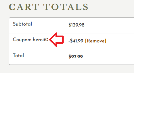 Coupon verification screenshot on 4 Corners Cannabis