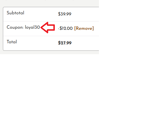 Screenshot of tested coupon for 4 Corners Cannabis