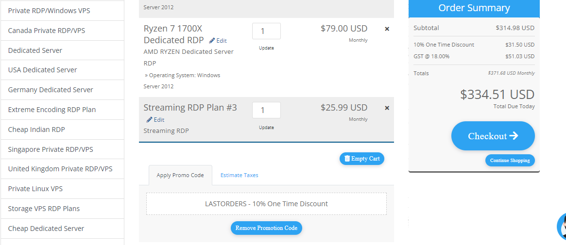 Coupon verification screenshot on 99RDP
