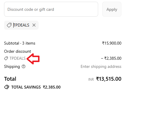 Coupon verification screenshot on Alcami Elements