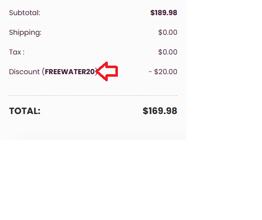 Coupon verification screenshot on American Shaman
