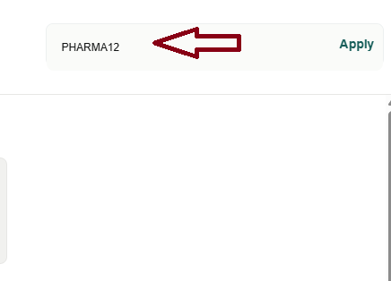 Coupon verification screenshot on Apollo Pharmacy