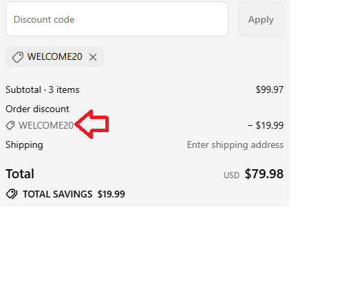 Coupon verification screenshot on Aspen Green