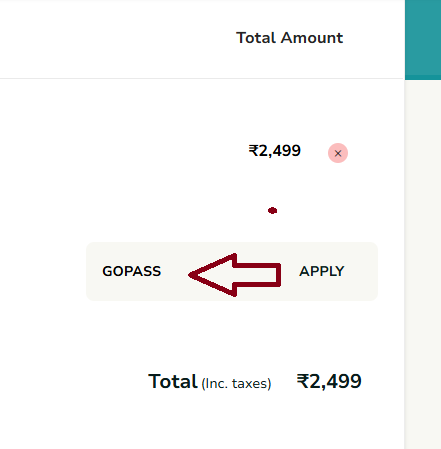 Coupon verification screenshot on AZA Fashions