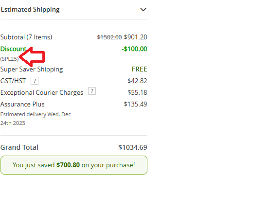 Coupon verification screenshot on Banner Buzz
