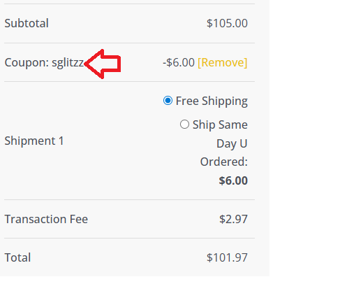 Coupon verification screenshot on Besin