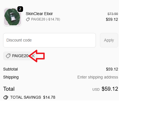 Coupon verification screenshot on Botanycl