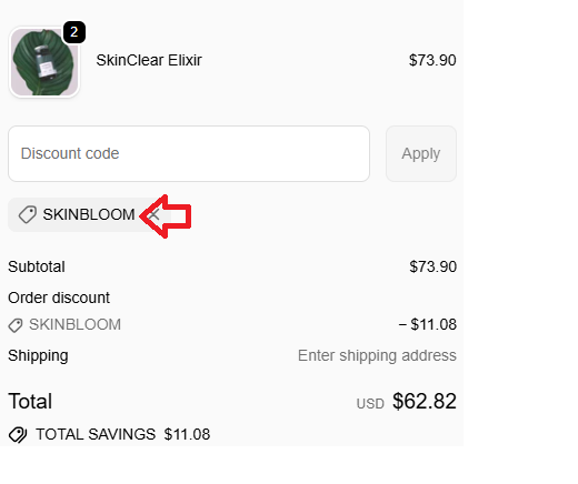 Coupon verification screenshot on Botanycl