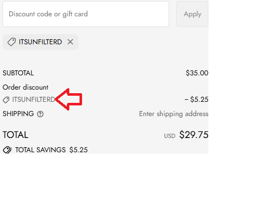 Coupon verification screenshot on Caudabe