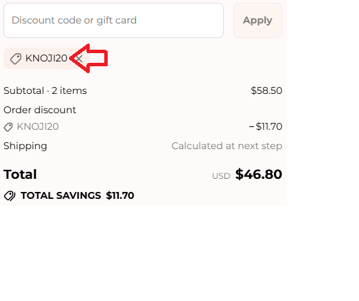 Coupon verification screenshot on Chella