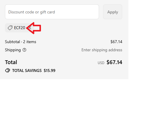 Coupon verification screenshot on Crosskix