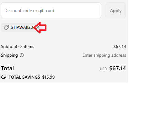 Coupon verification screenshot on Crosskix