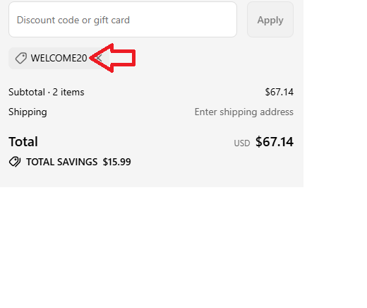 Coupon verification screenshot on Crosskix