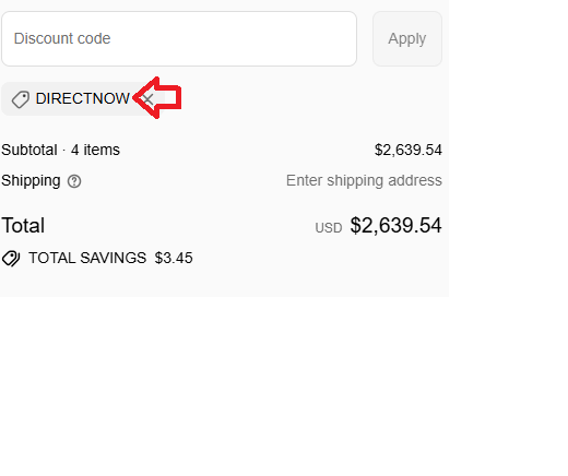 Screenshot of tested coupon for Cycplus