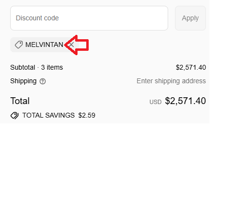 Screenshot of tested coupon for Cycplus
