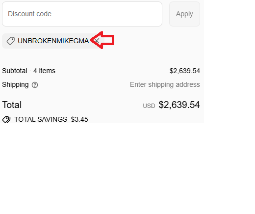 Coupon verification screenshot on Cycplus