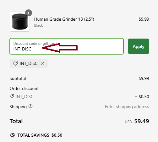 Coupon verification screenshot on Dankgeek