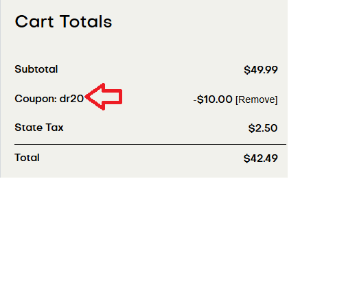 Coupon verification screenshot on Delta Remedys