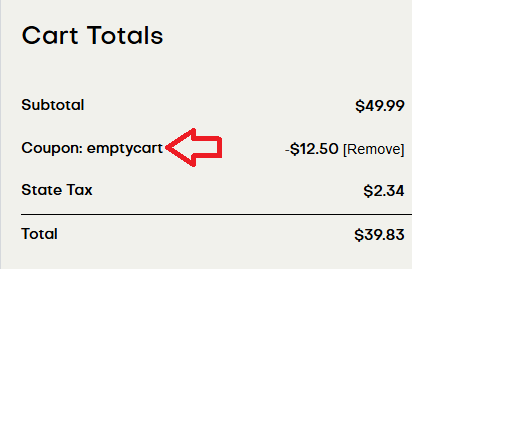 Coupon verification screenshot on Delta Remedys