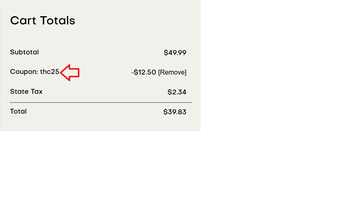 Coupon verification screenshot on Delta Remedys