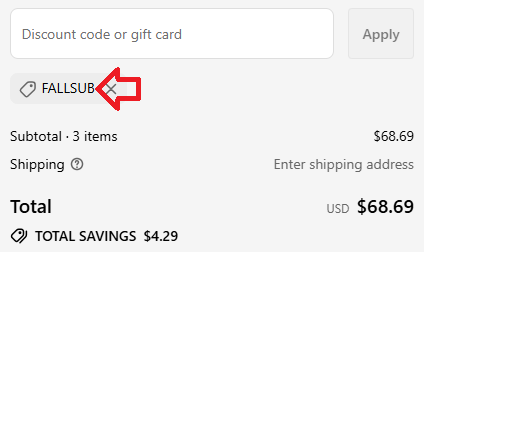 Coupon verification screenshot on Diet Smoke