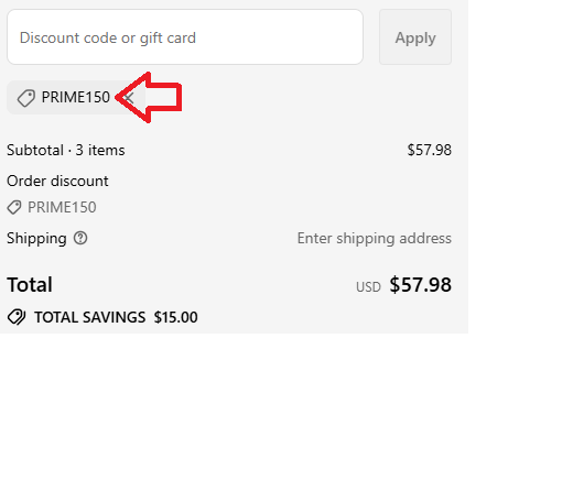 Coupon verification screenshot on Diet Smoke