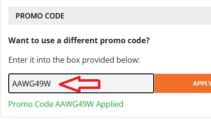 Coupon verification screenshot on Easylife