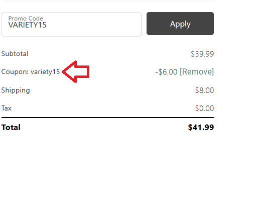 Coupon verification screenshot on Extract Labs