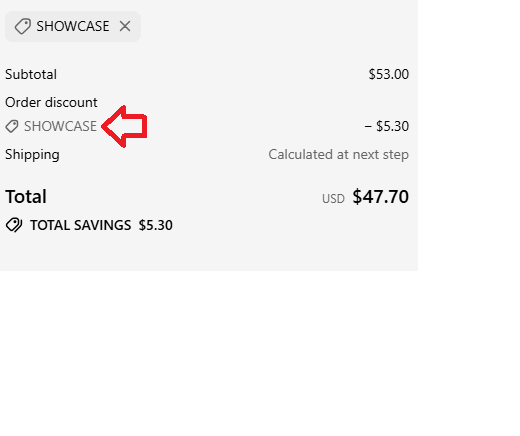 Coupon verification screenshot on Fab CBD