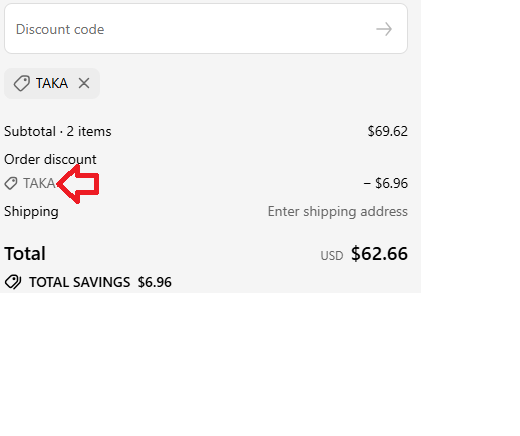 Coupon verification screenshot on Fab CBD