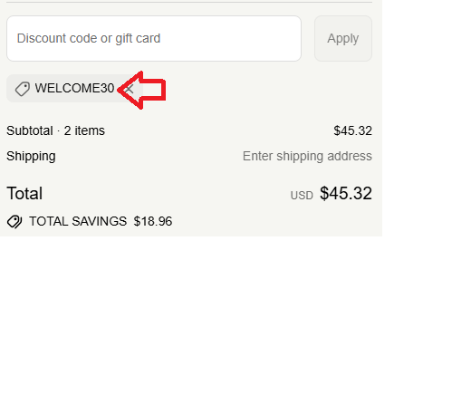 Coupon verification screenshot on FOCL