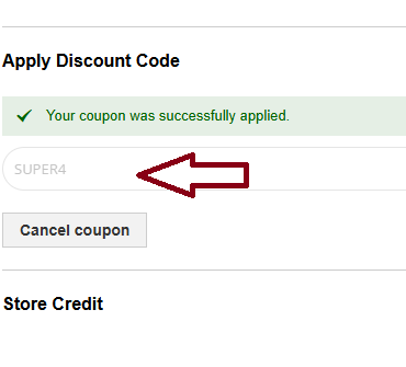 Coupon verification screenshot on Focus Point