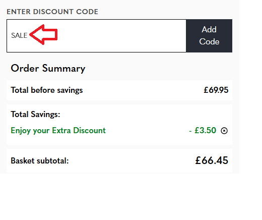 Coupon verification screenshot on Fragrance Direct