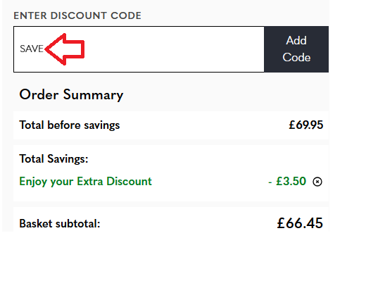 Coupon verification screenshot on Fragrance Direct
