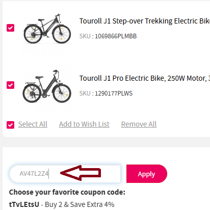 Coupon verification screenshot on Geekmaxi