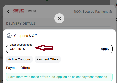 Coupon verification screenshot on Guardian