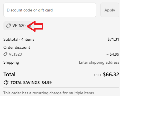 Coupon verification screenshot on Honest Paws