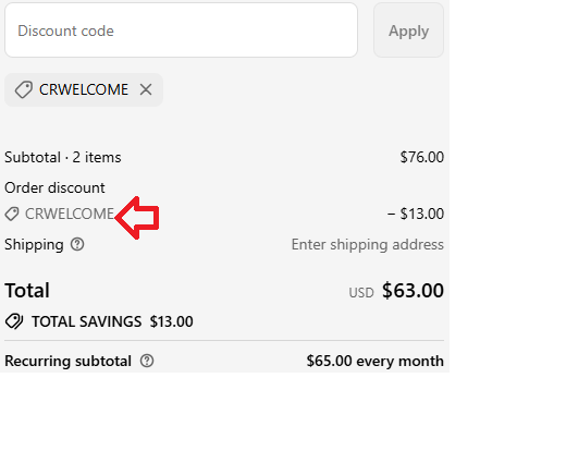 Coupon verification screenshot on Introverts Retreat