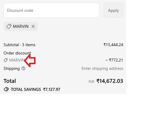 Coupon verification screenshot on JenniBag
