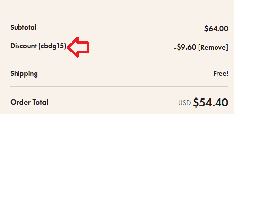 Coupon verification screenshot on Kiara Naturals