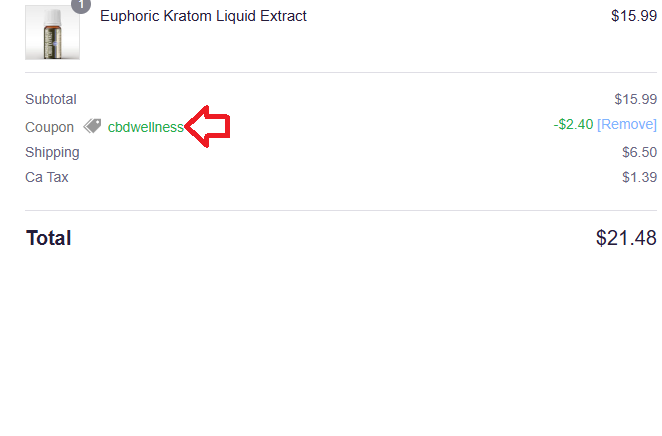 Coupon verification screenshot on Kratora