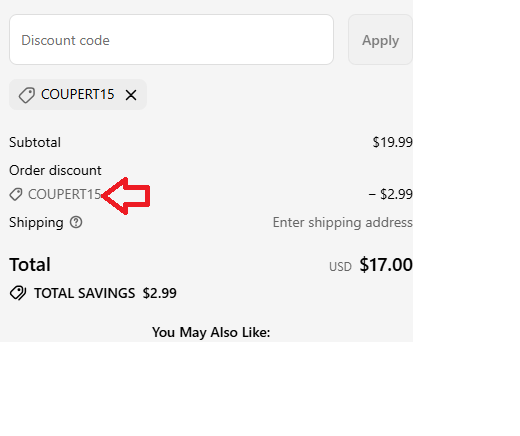 Coupon verification screenshot on K Tropix