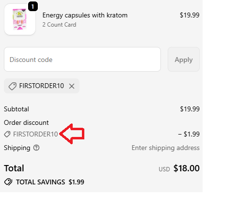 Coupon verification screenshot on K Tropix
