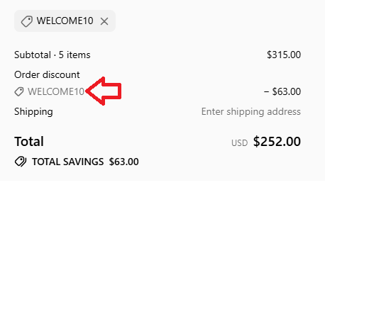 Coupon verification screenshot on Live Rishi