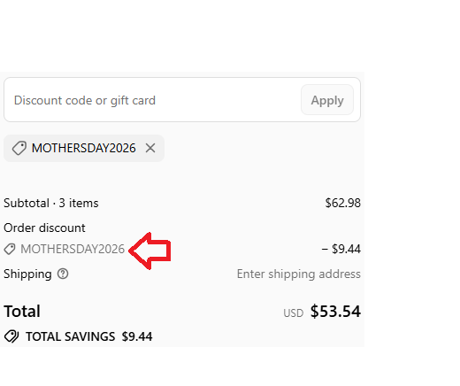 Coupon verification screenshot on Medical Gear Outfitters