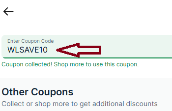 Screenshot of tested coupon for Nykaa
