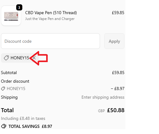 Coupon verification screenshot on PASO